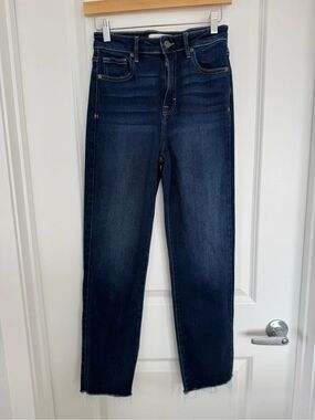 HIDDEN | Dark Wash High-Rise Straight Jeans - size 26